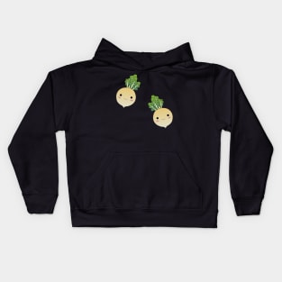 cute yellow turnip Kids Hoodie